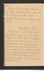 Seite 36, Tagebuch "Ober-St.Veit" (NHMW-PRAE-BBB-31)